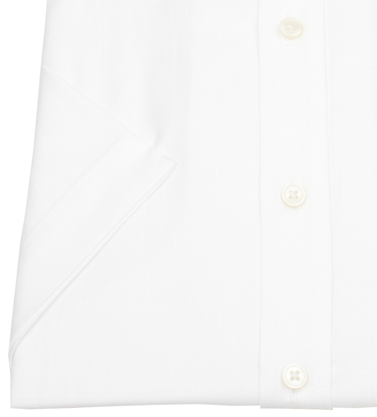 Eterna Kurzarmhemd - Modern Fit - mit Lyocell - weiß