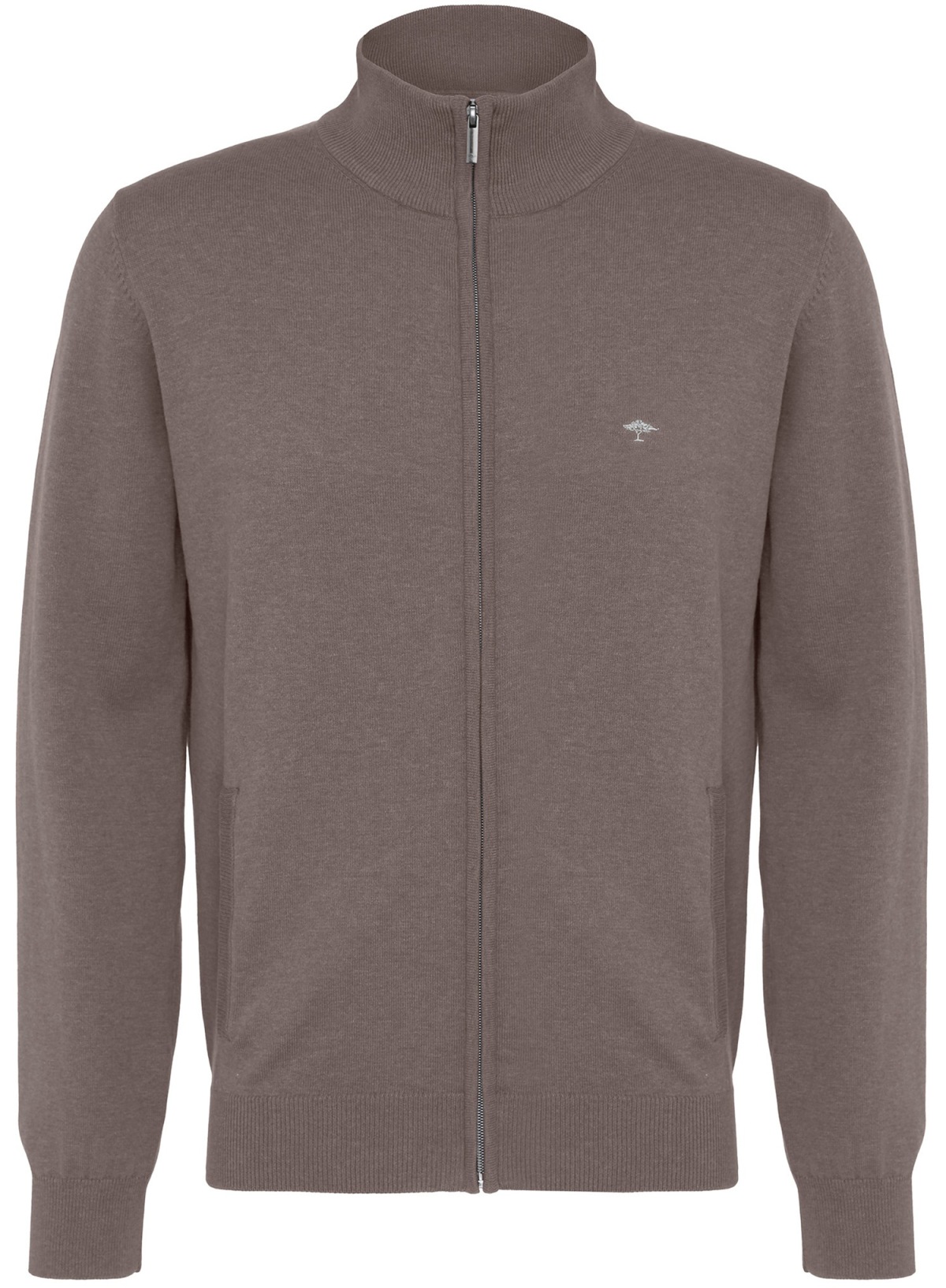 Fynch-Hatton Cardigan / Strickjacke - Casual Fit - braun