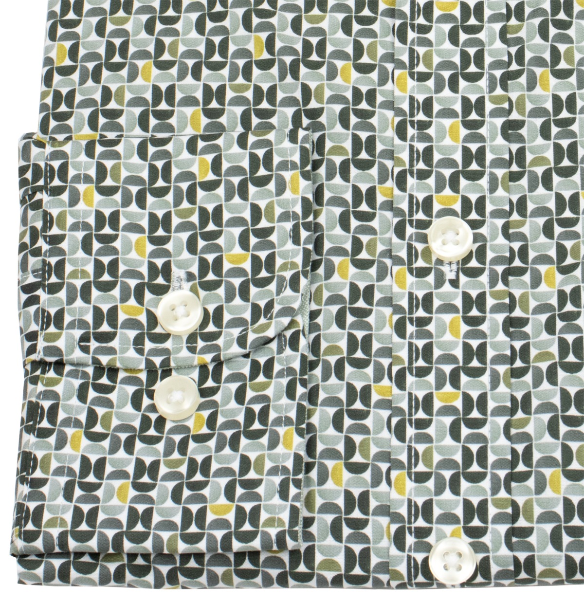 Fynch-Hatton Hemd - Casual Fit - Button Down - Print - mehrfarbig