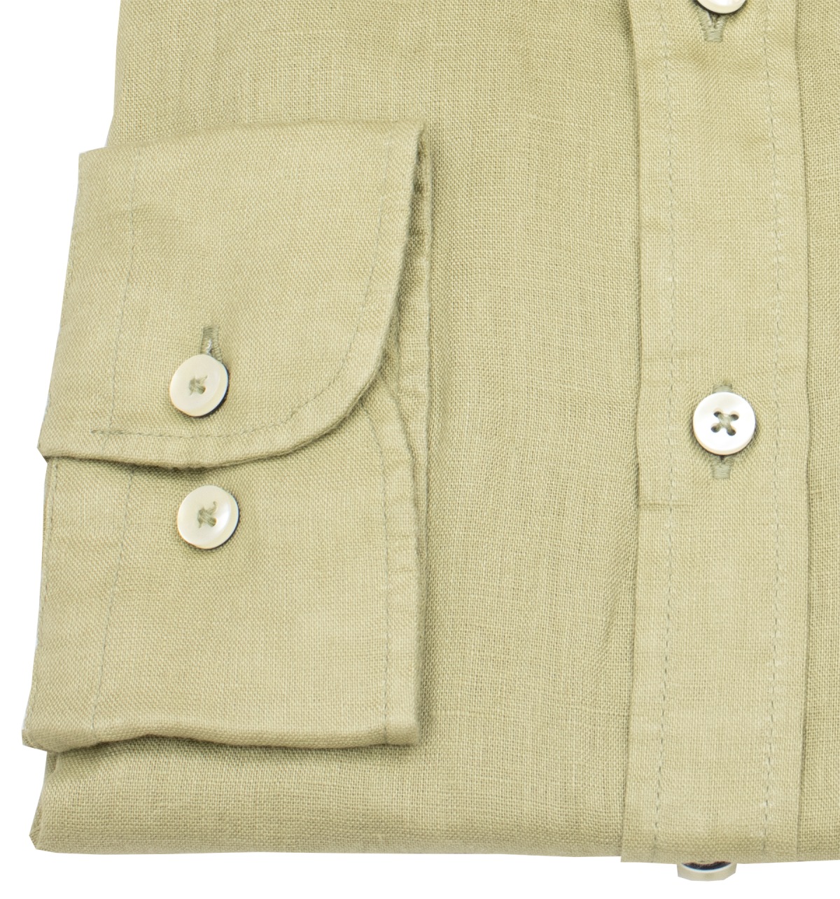 Fynch-Hatton Leinenhemd - Casual Fit - Kentkragen - pistazie / grün