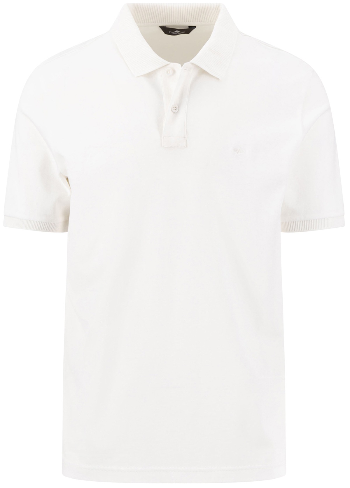 Fynch-Hatton Poloshirt - Casual Fit - gedecktes weiß