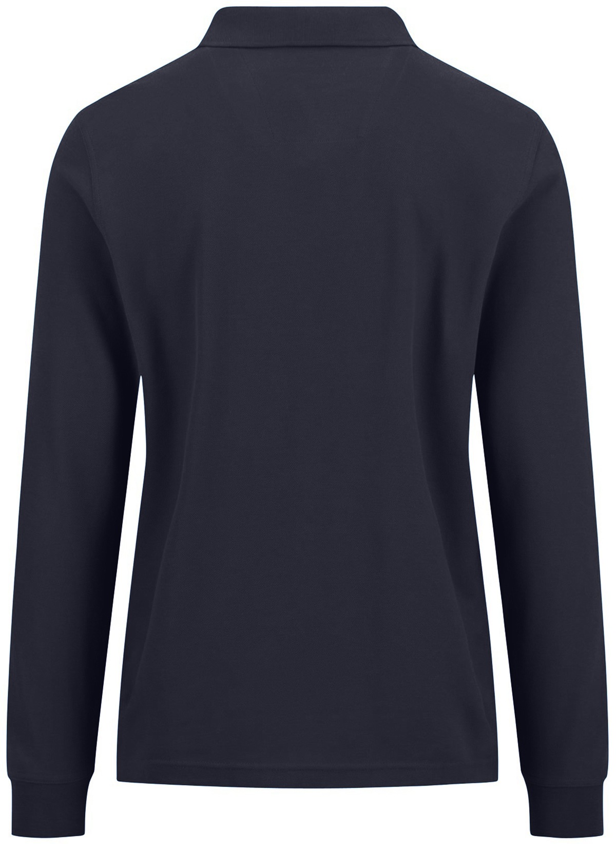 Fynch-Hatton Poloshirt - Casual Fit - Langarm - Piqué - dunkelblau
