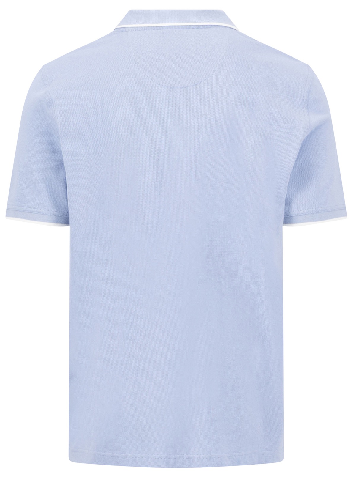Fynch-Hatton Poloshirt - Casual Fit - Two Ply - hellblau