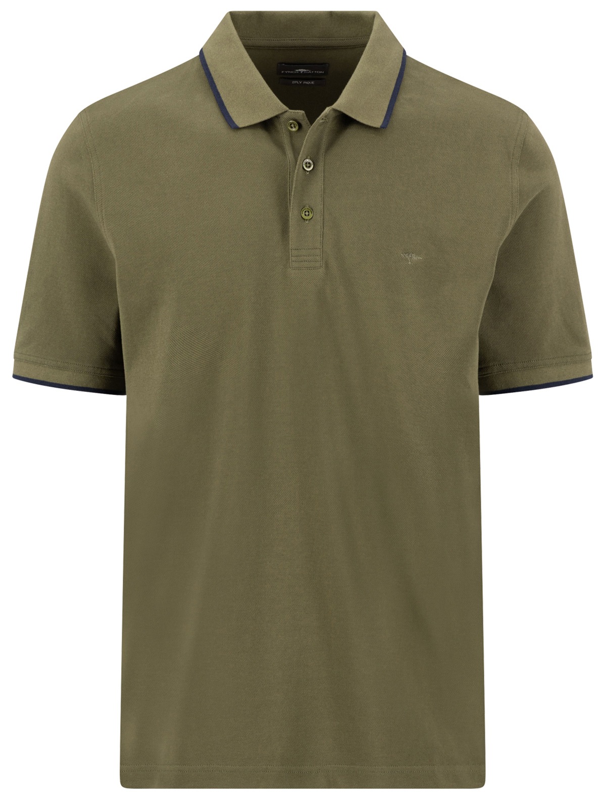 Fynch-Hatton Poloshirt - Casual Fit - Two Ply - khaki