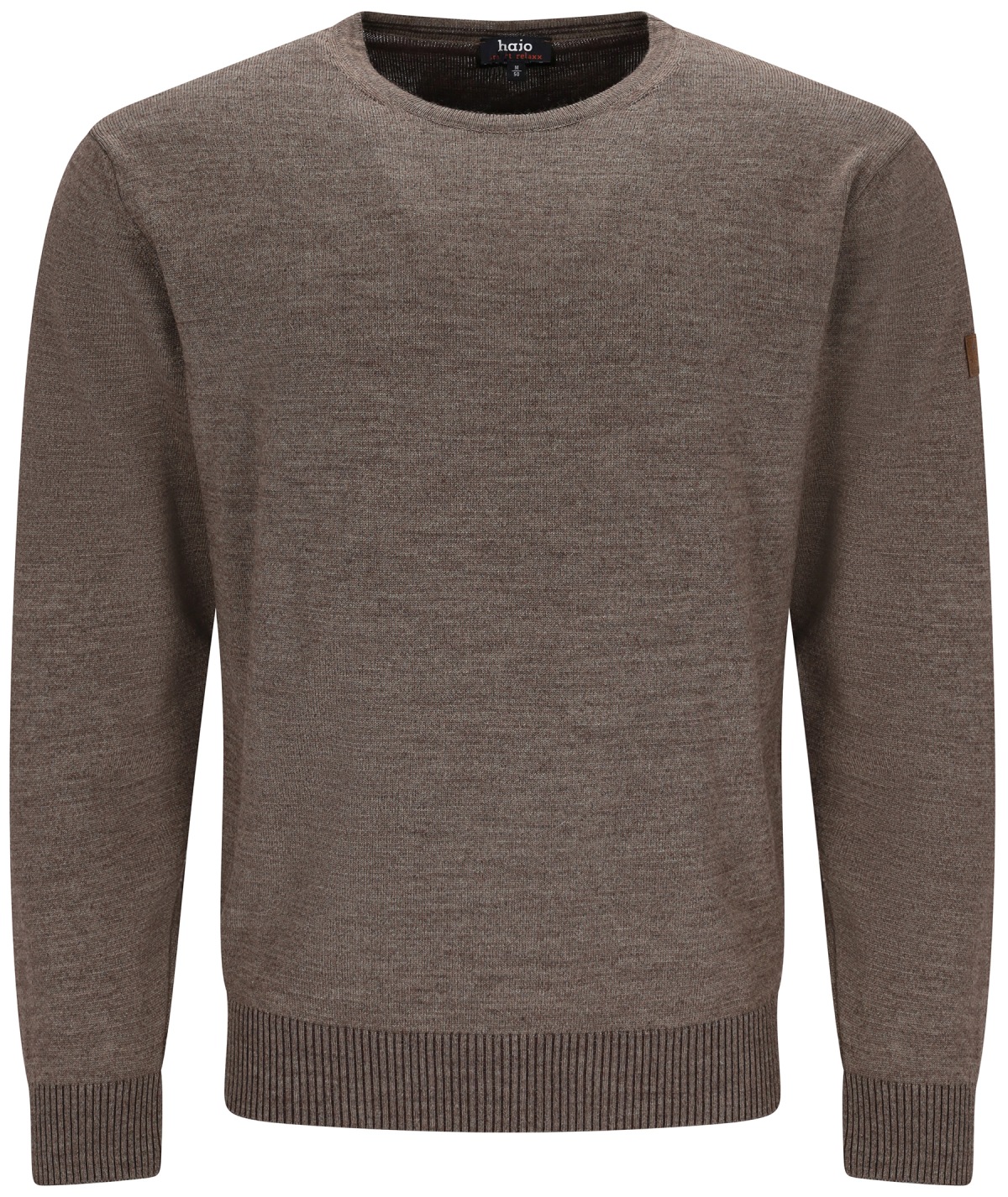 Hajo Pullover - Regular Fit - Rundhals - beige