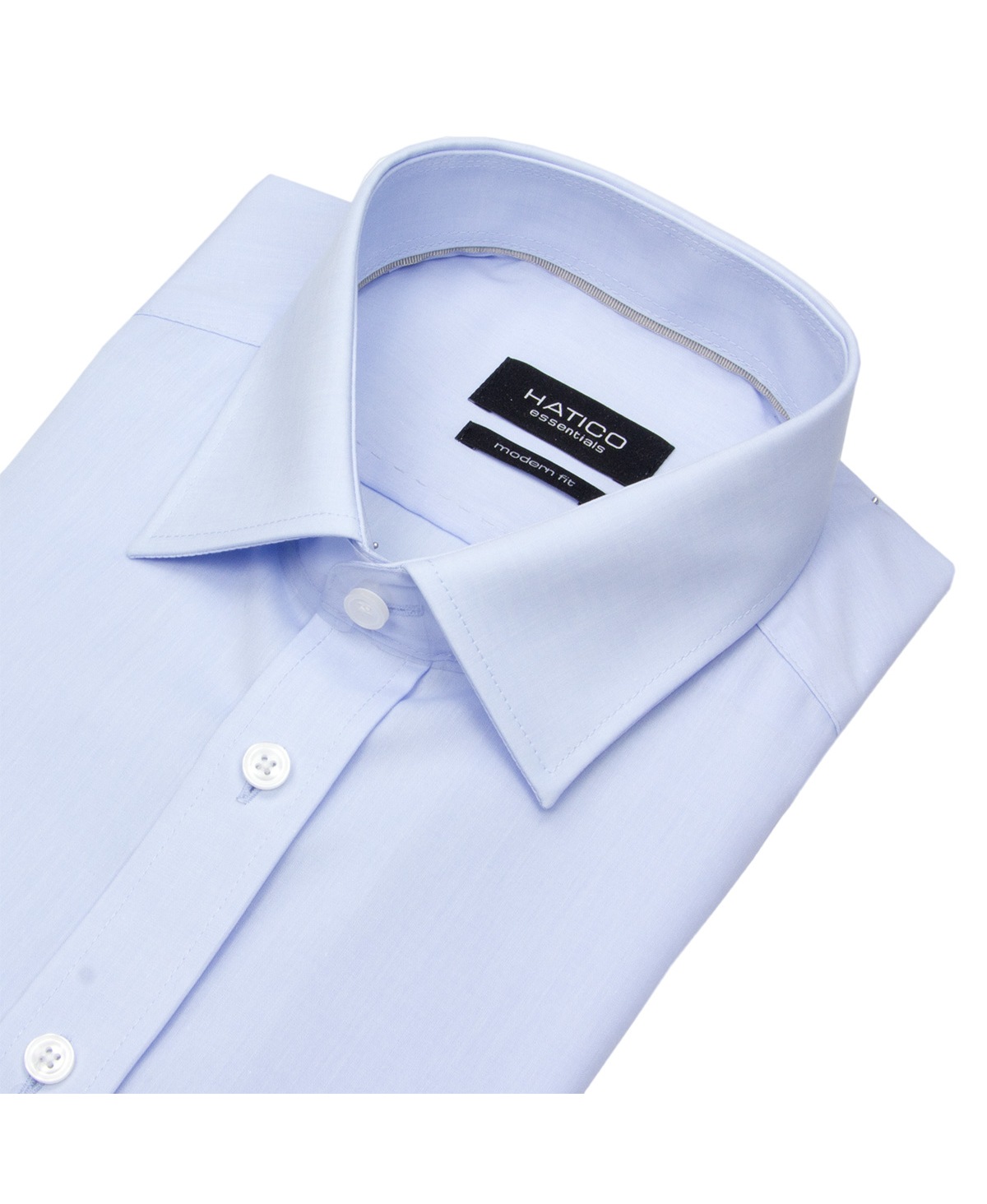 Hatico Hemd - Modern Fit - Kentkragen - hellblau