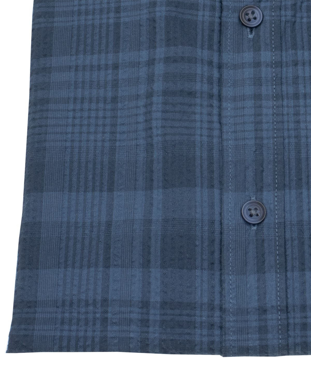 Lerros Kurzarmhemd - Regular Fit - Button Down - kariert - blau - ohne OVP