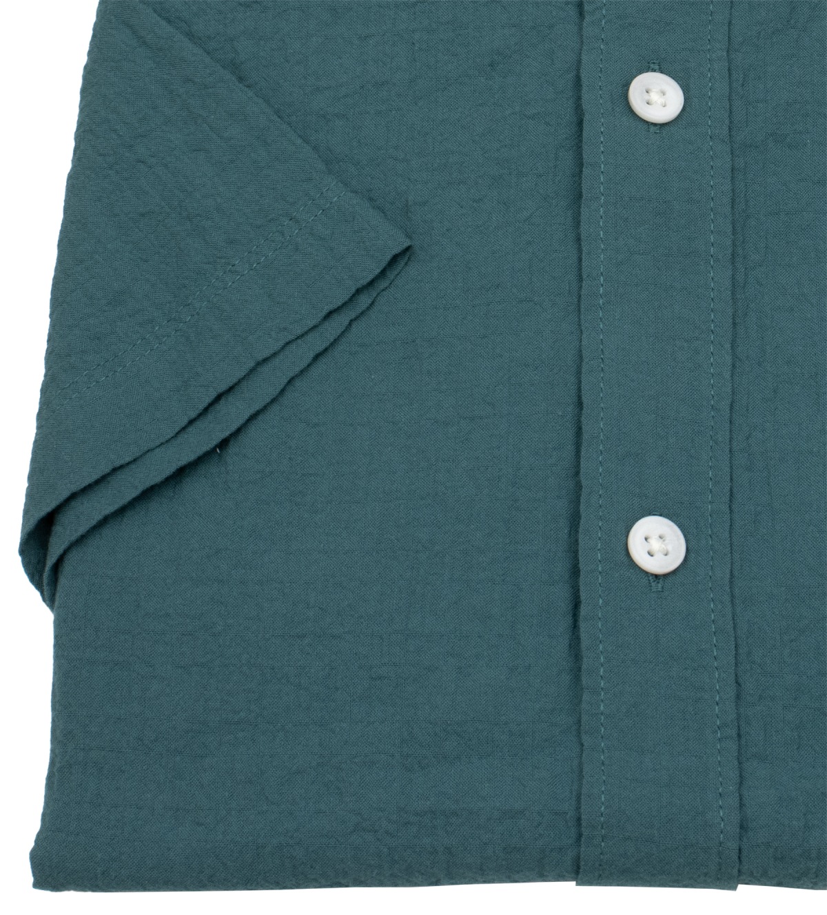 Lerros Kurzarmhemd - Regular Fit - petrol