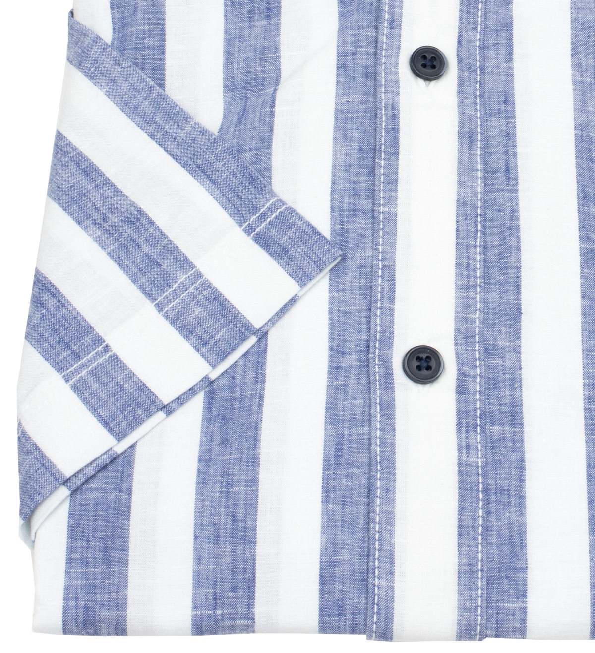 Lerros Kurzarmhemd - Regular Fit - Streifen - blau / weiß