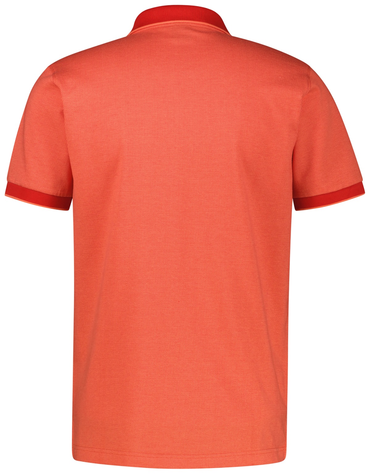 Lerros Poloshirt - Regular Fit - Kontrastkragen - rot