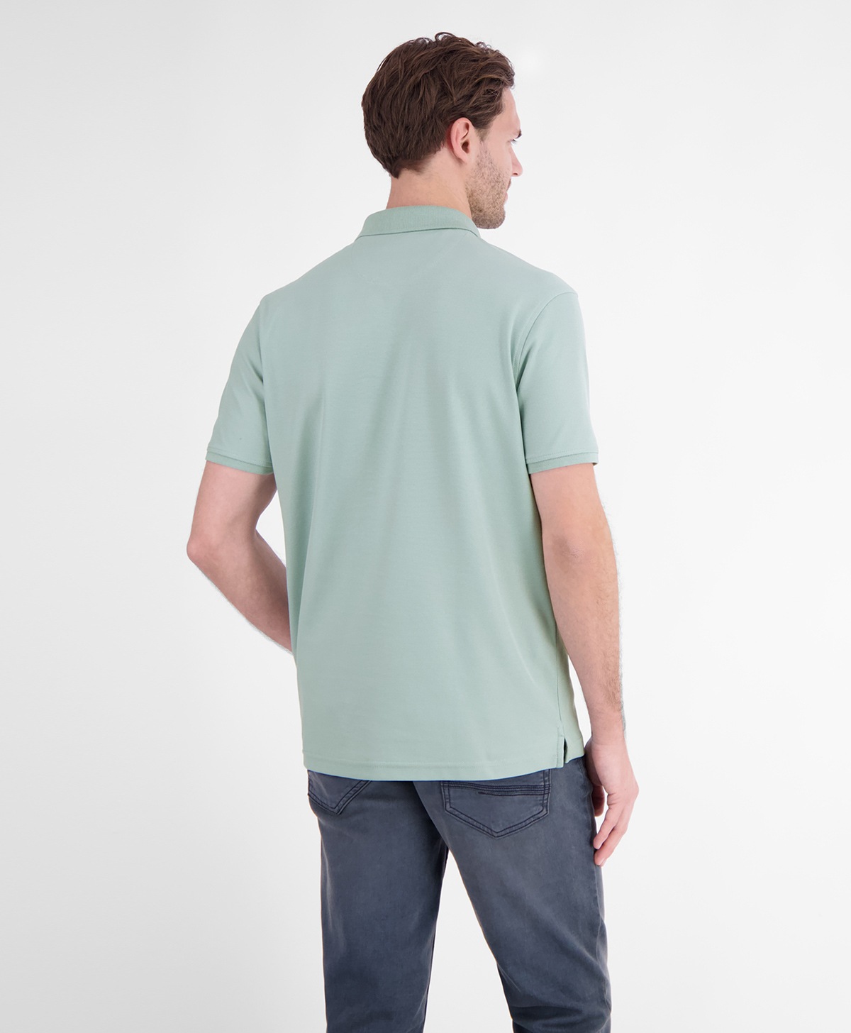 Lerros Polo - Regular Fit - Piqué - Cool and Dry - bleu clair