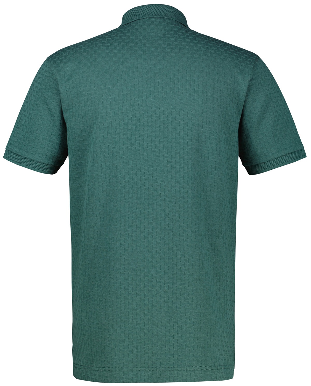 Lerros Poloshirt - Regular Fit - Struktur - Reissverschluss - petrol