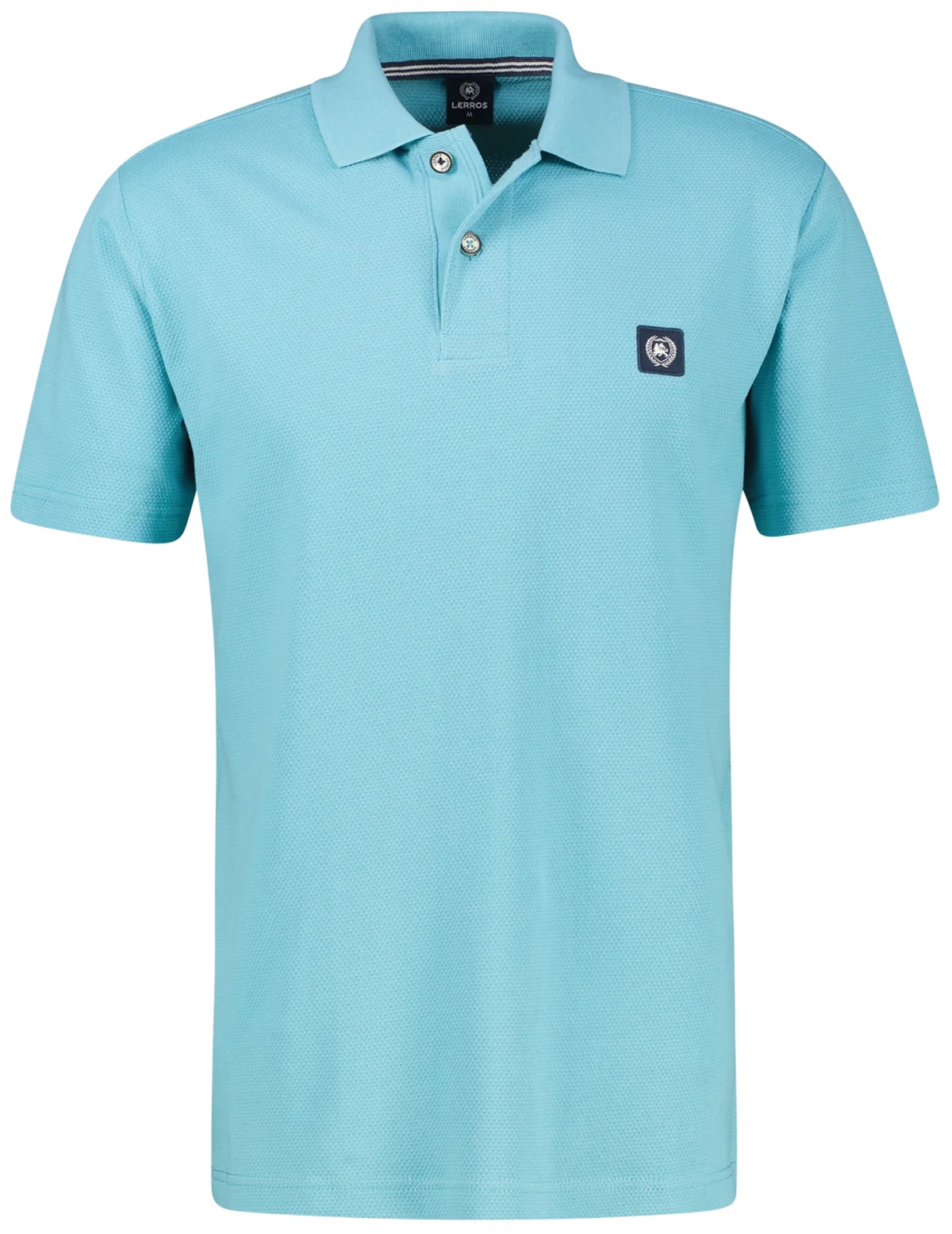 Lerros Polo - Regular Fit - structuré - turquoise