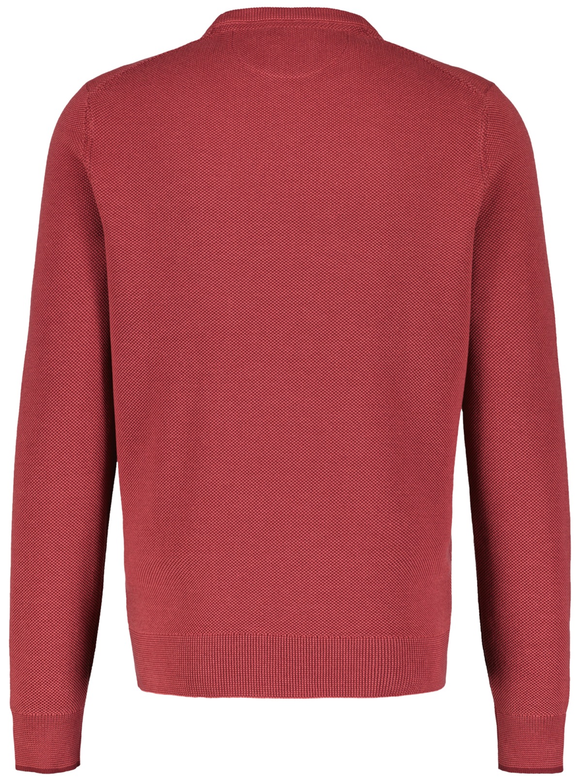 Lerros Pullover - Modern Fit - Rundhals-Ausschnitt - Struktur - rot - ohne OVP