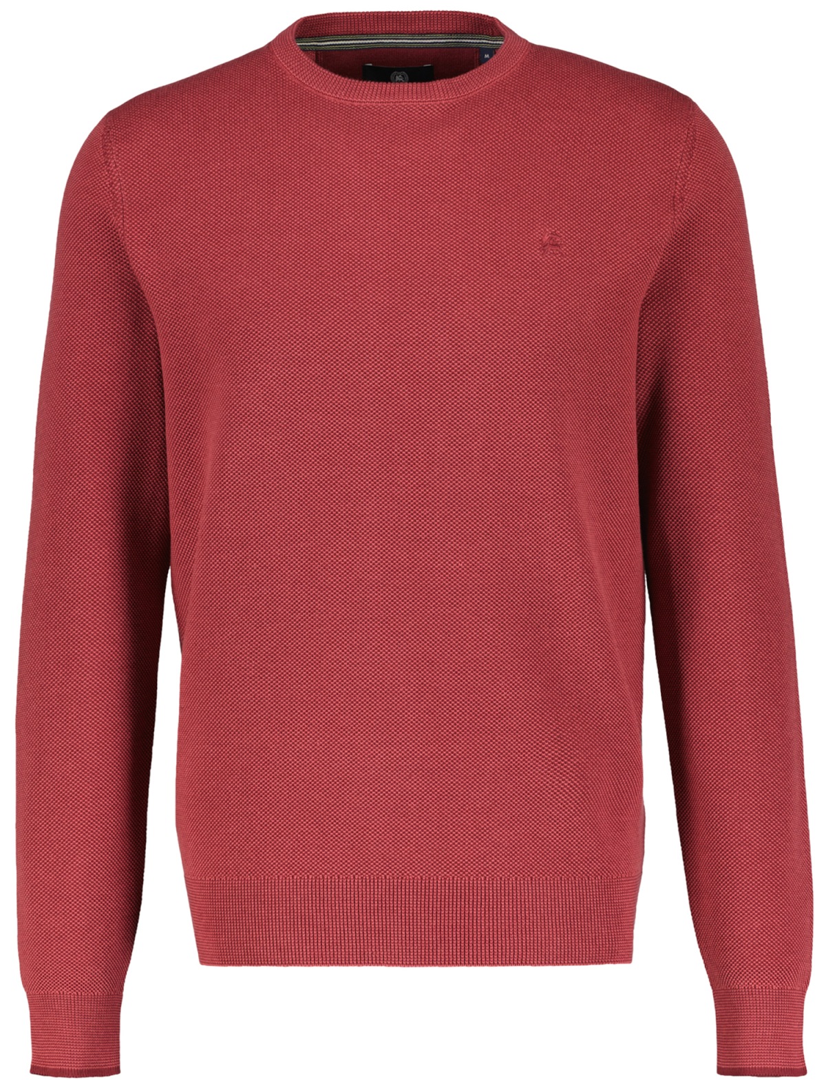 Lerros Pullover - Modern Fit - Rundhals-Ausschnitt - Struktur - rot - ohne OVP