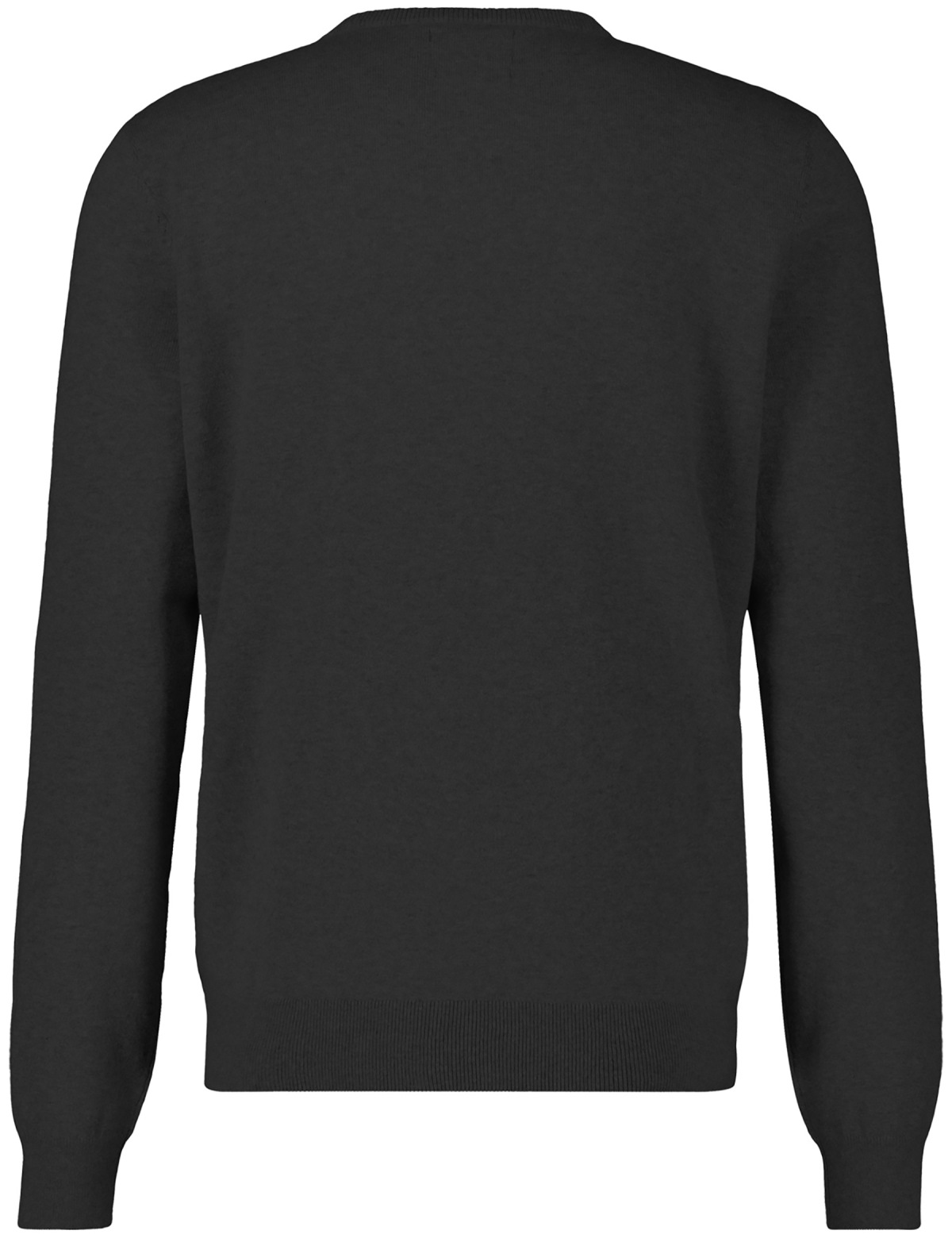 Lerros Pullover - Regular Fit - Rundhals-Ausschnitt - schwarz
