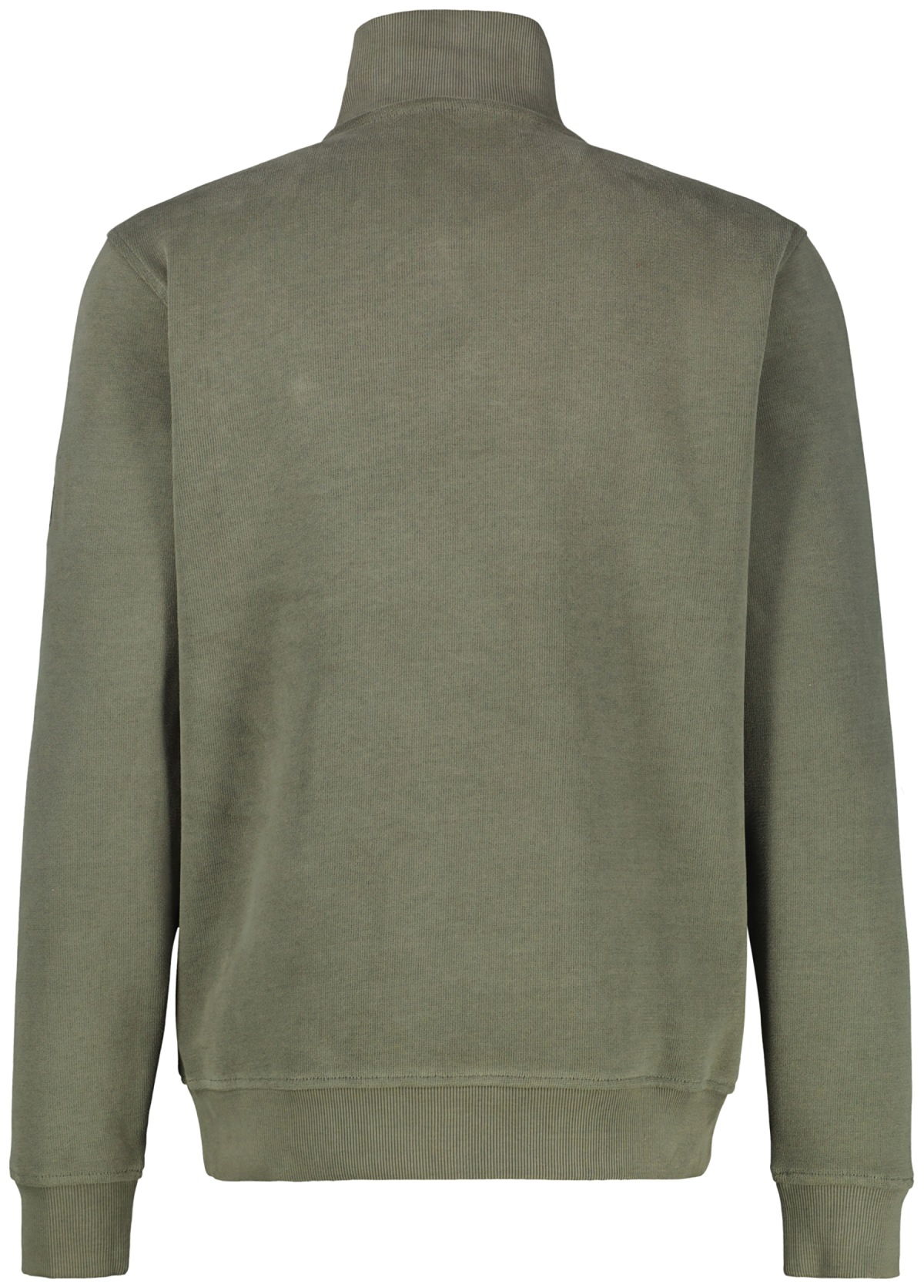 Lerros Pullover - Regular Fit - Troyer - olivgrün