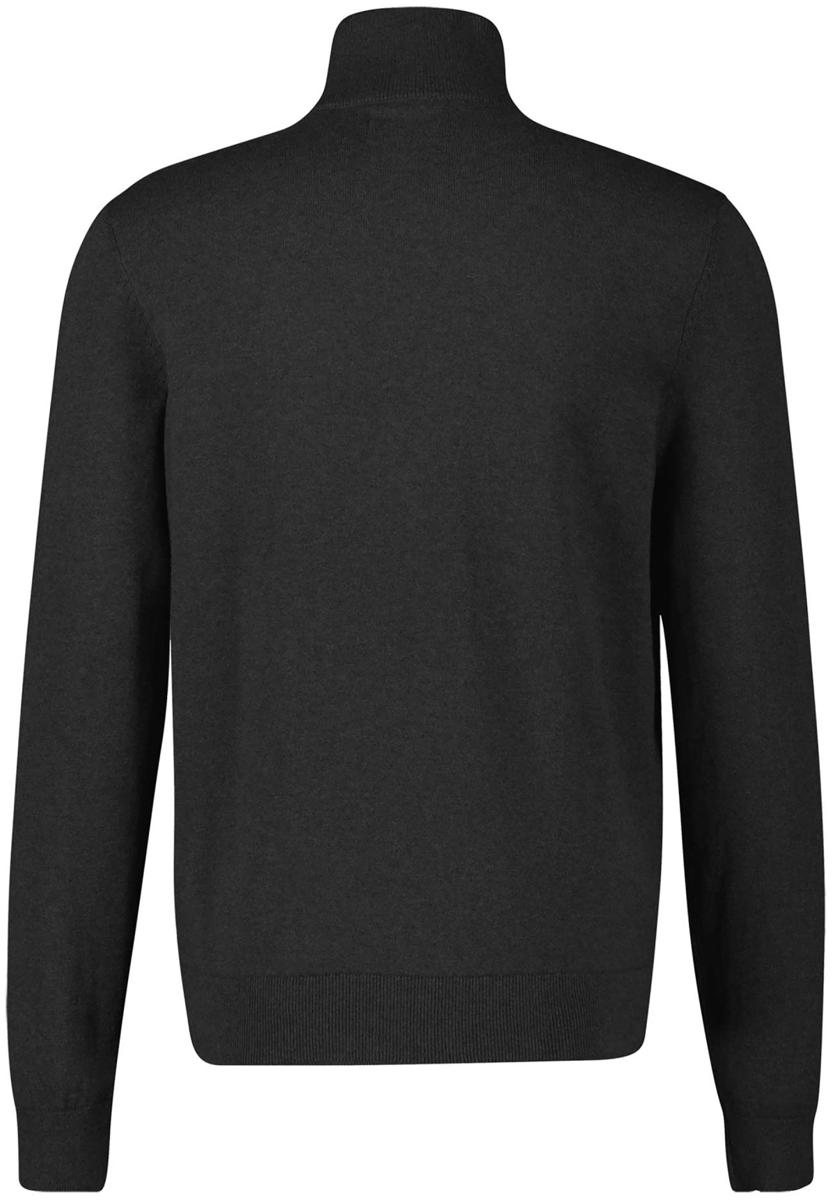 Lerros Pullover - Regular Fit - Troyer - schwarz
