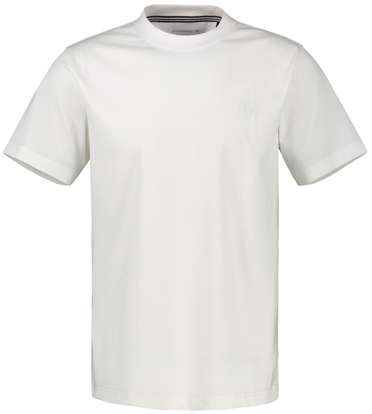 Lerros T-Shirt - Regular Fit - Rundhals - gedecktes weiß