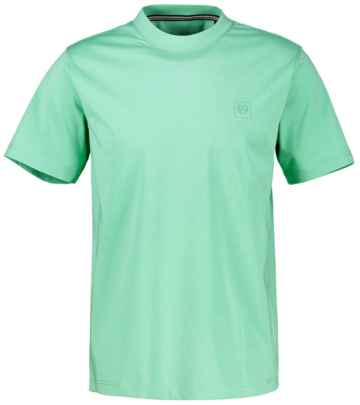 Lerros T-Shirt - Regular Fit - Rundhals - grün