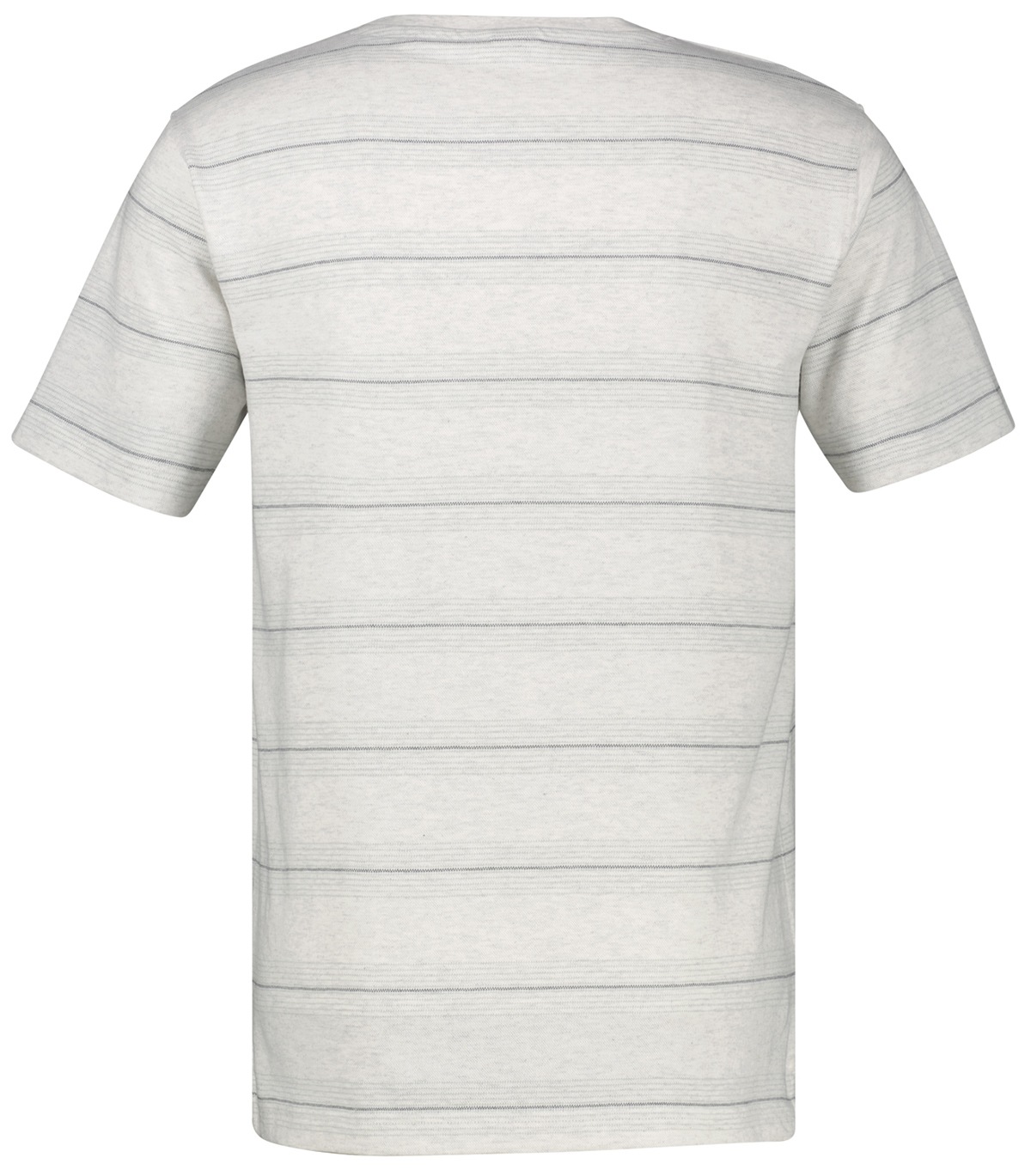 Lerros T-Shirt - Regular Fit - Rundhals - Streifen - gedecktes weiß