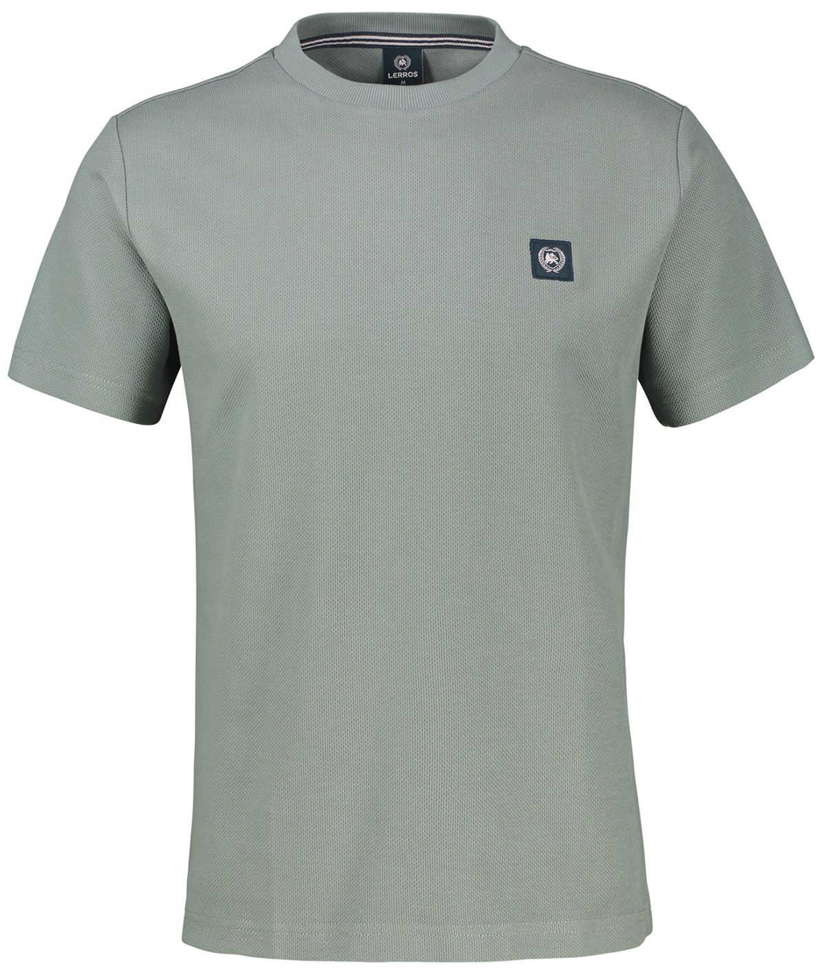 Lerros T-Shirt - Regular Fit - Rundhals - Struktur - grau