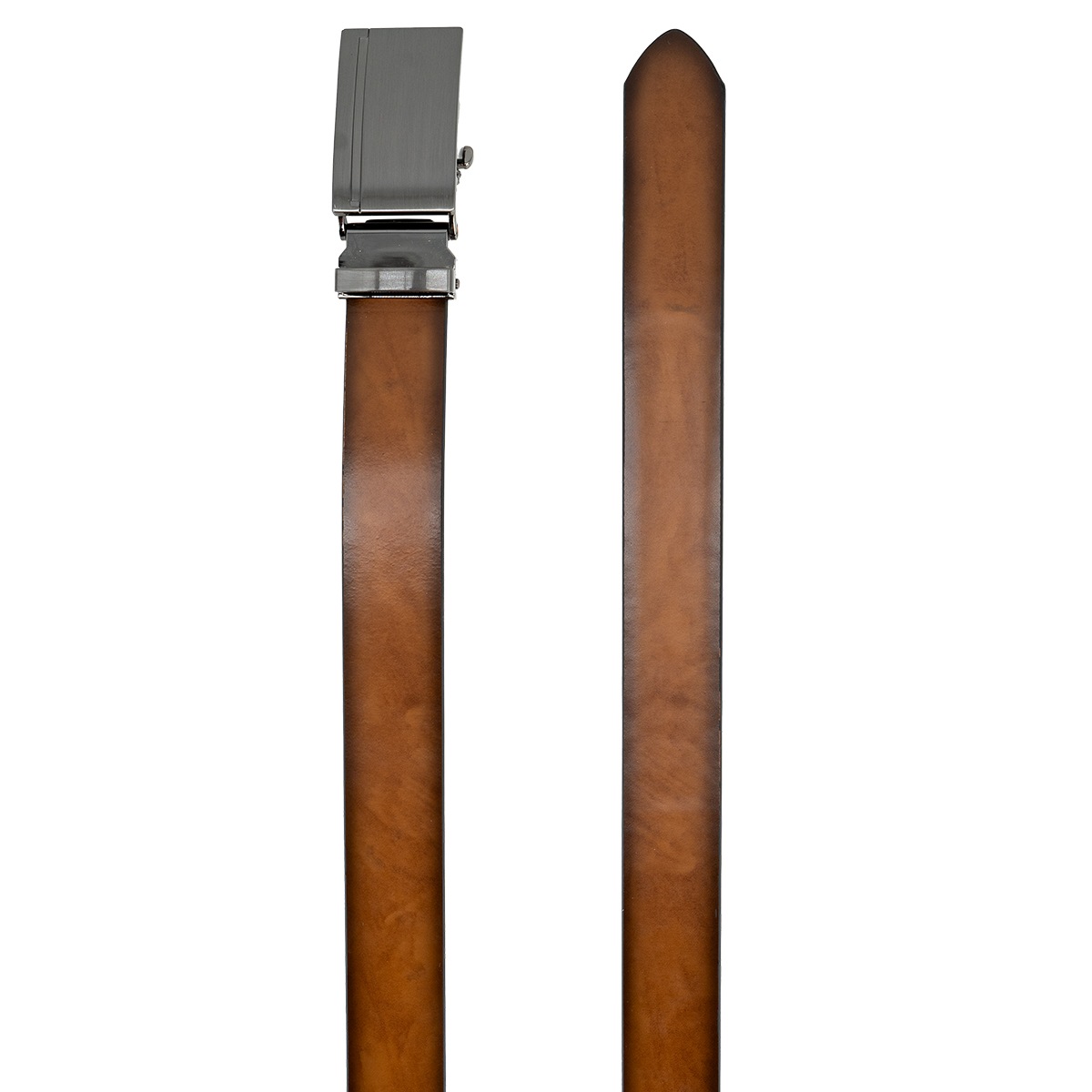 Lindenmann Ledergürtel - Automatik - cognac