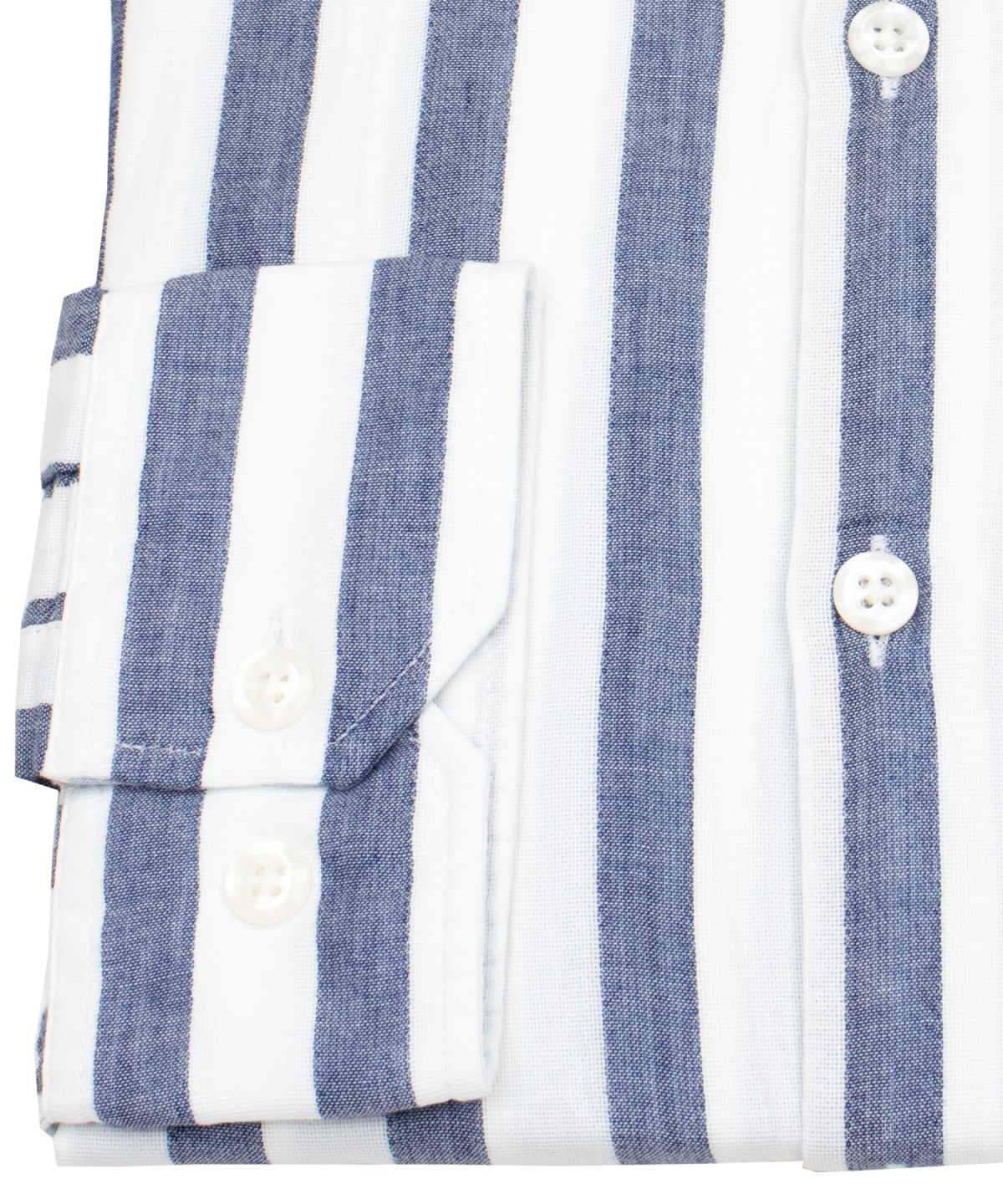 MAERZ Muenchen Hemd - Modern Fit - Kentkragen - Streifen - blau / weiß