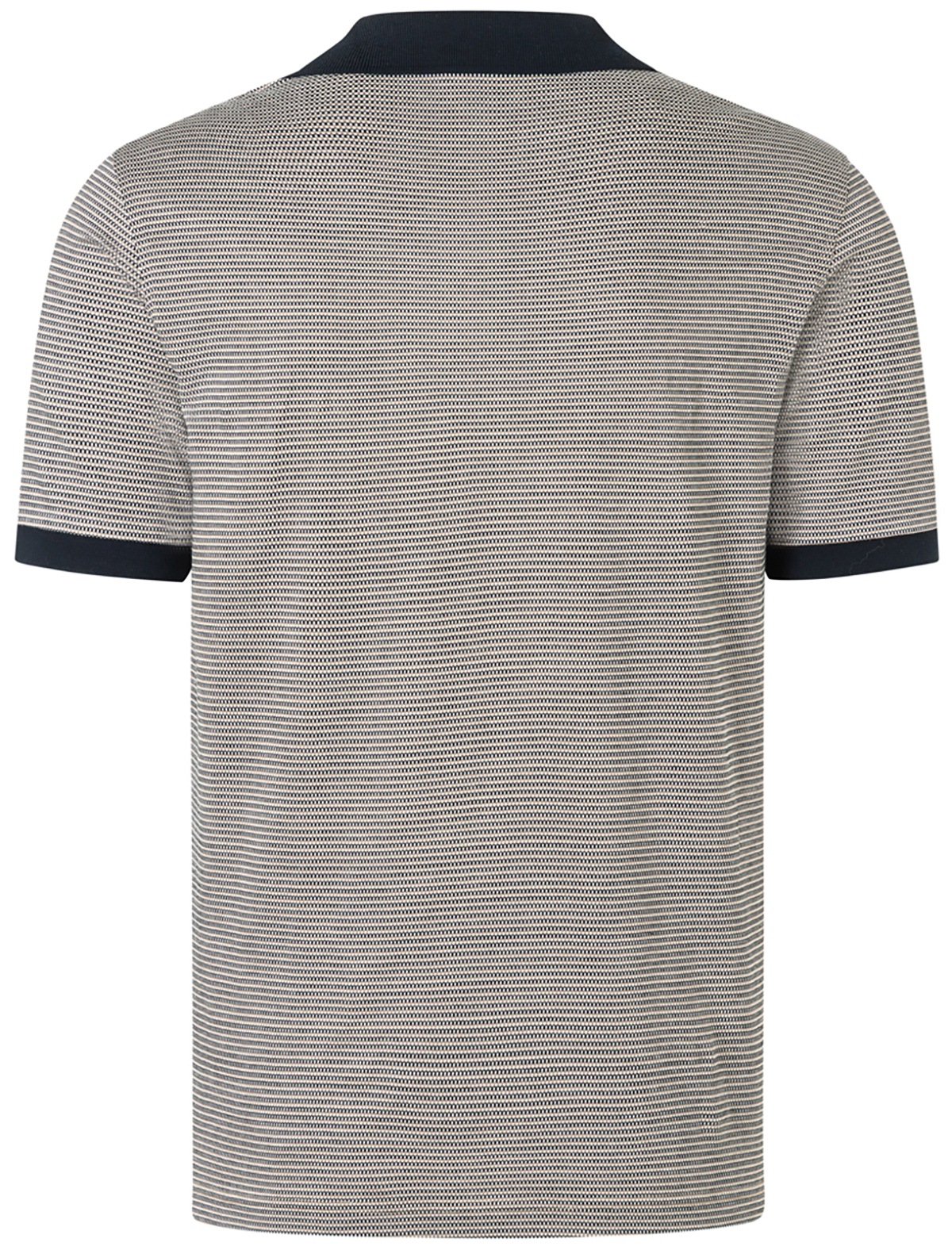 MAERZ Muenchen Poloshirt - Regular Fit - Kontrastkragen - dunkelblau / beige