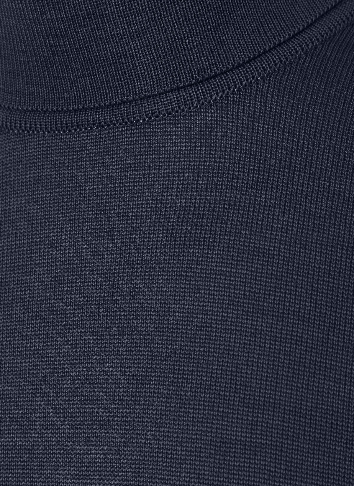 MAERZ Muenchen Pullover - Regular Fit - Rollkragen - Merinowolle - dunkelblau