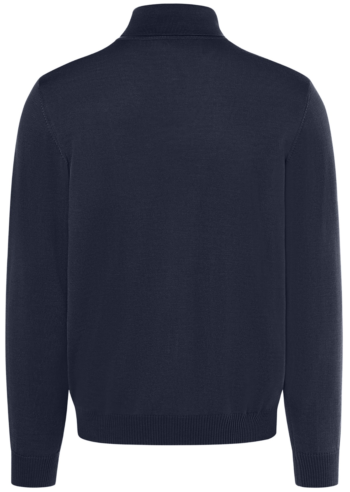 MAERZ Muenchen Pullover - Regular Fit - Rollkragen - Merinowolle - dunkelblau