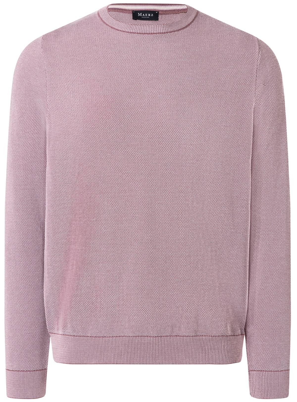 MAERZ Muenchen Pullover - Regular Fit - Rundhals - Bio-Baumwolle - mauve