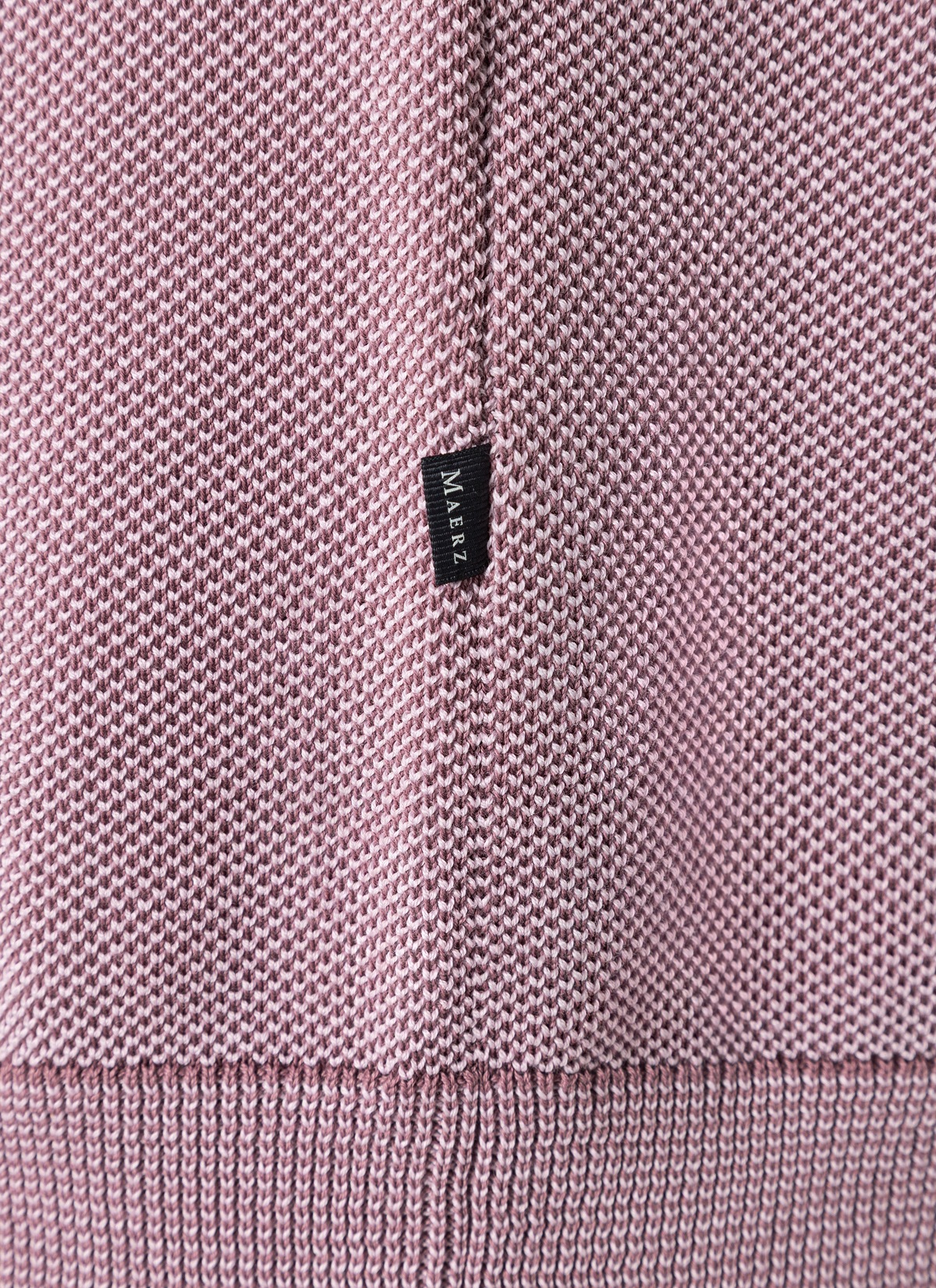 MAERZ Muenchen Pullover - Regular Fit - Rundhals - Bio-Baumwolle - mauve