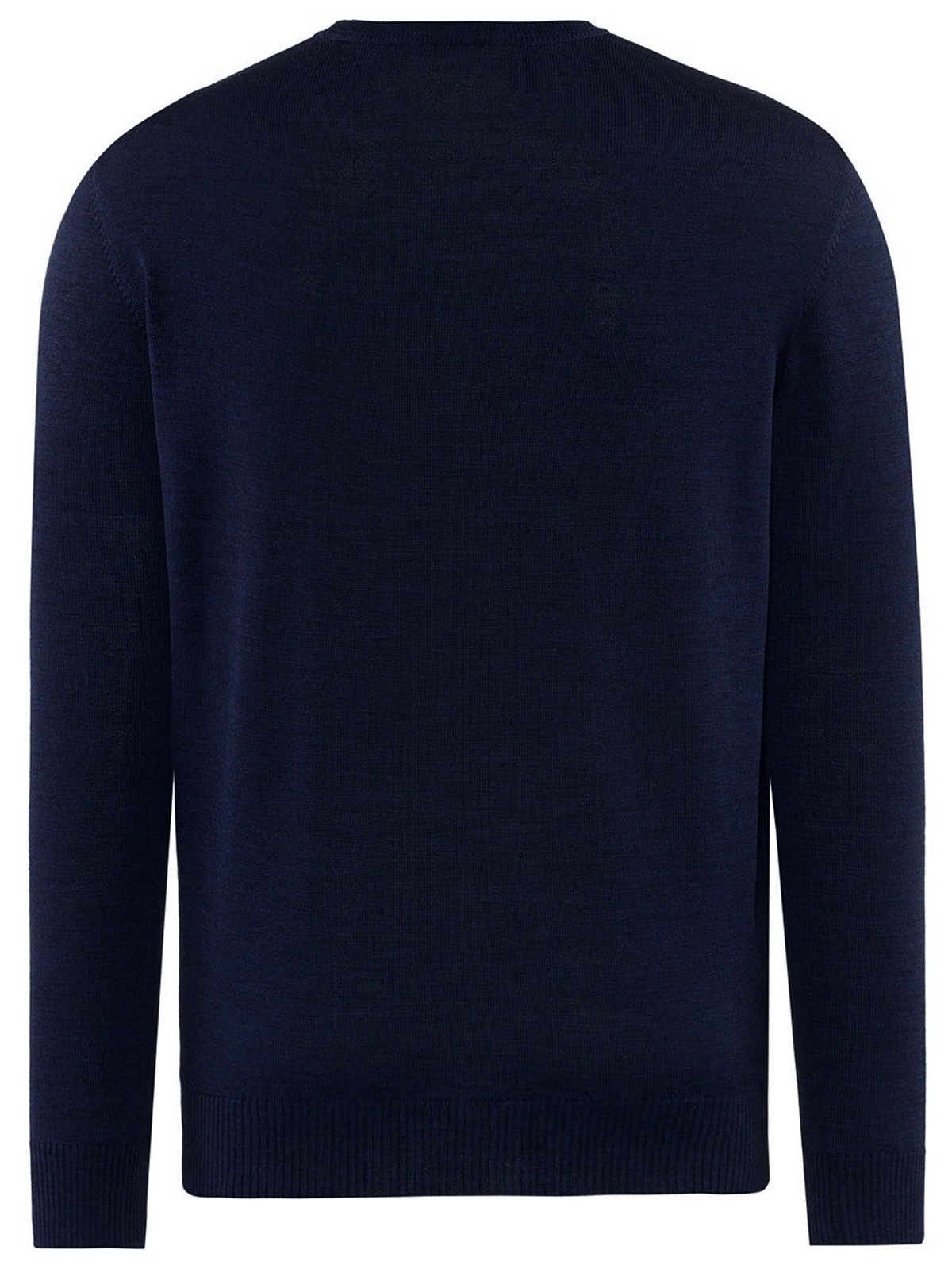 MAERZ Muenchen Pullover - Regular Fit - Rundhals - Merinowolle - navy