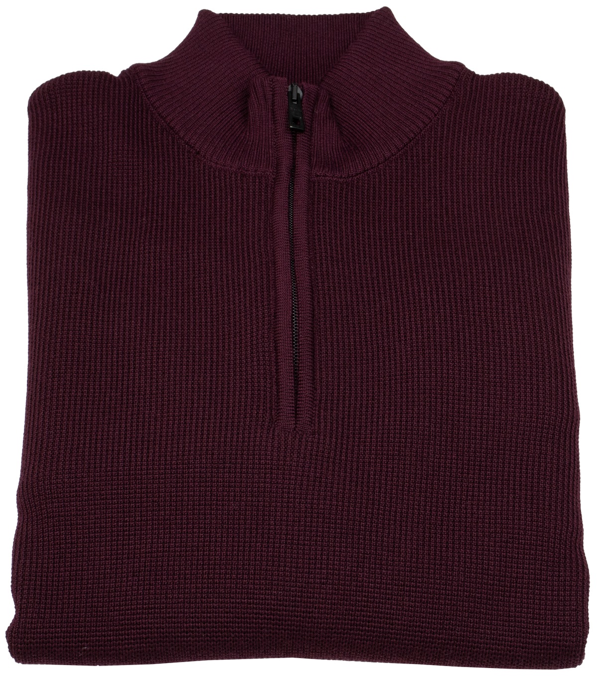 MAERZ Muenchen Pullover - Regular Fit - Troyer - barolo rot