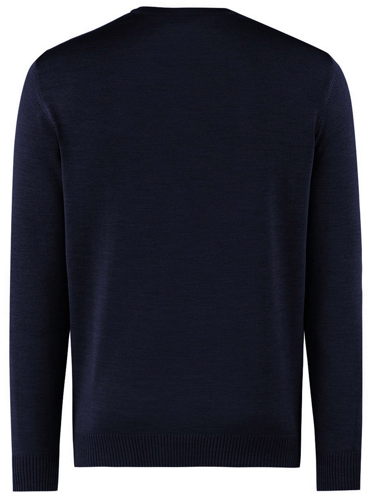 MAERZ Muenchen Pullover - Regular Fit - V-Ausschnitt - Merinowolle - navy