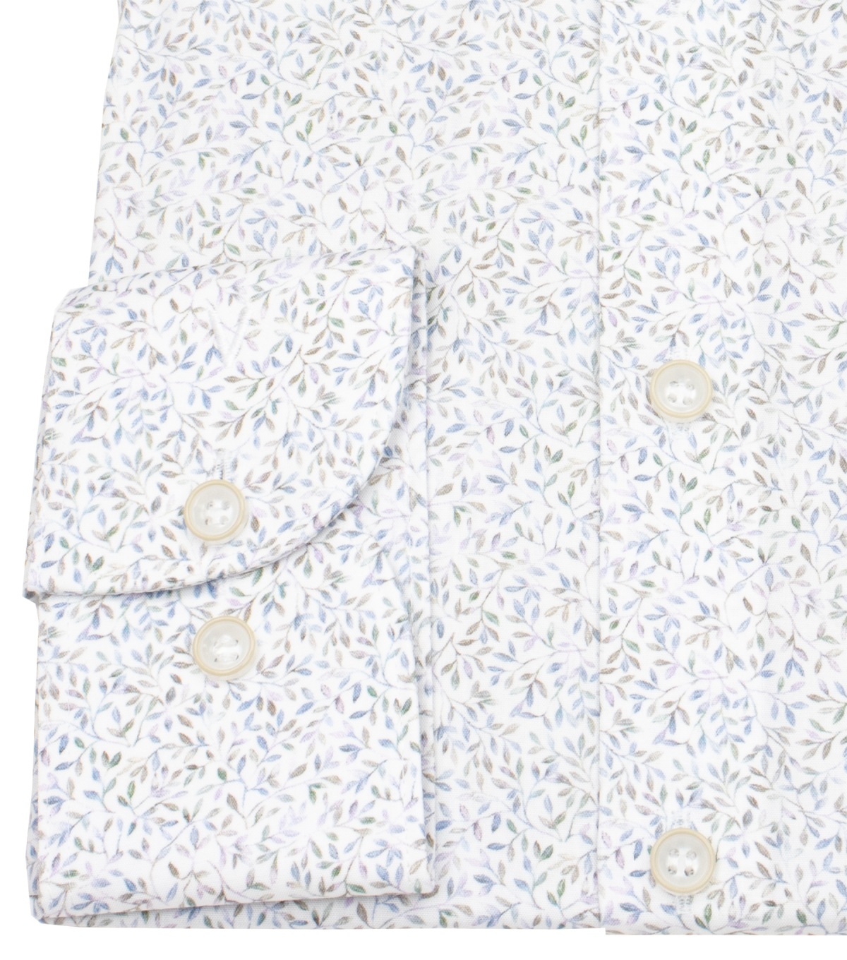 Marvelis Hemd - Body Fit - Kentkragen - florales Muster - mehrfarbig