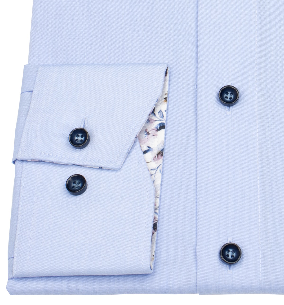 Marvelis Hemd - Comfort Fit - Kentkragen - Kontrastknöpfe - hellblau - ohne OVP