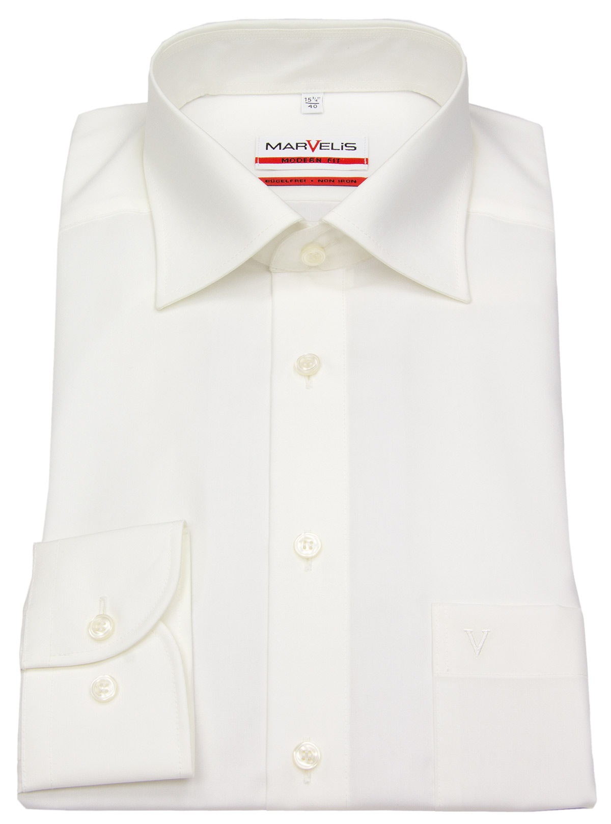 Marvelis Hemd - Modern Fit - hellbeige