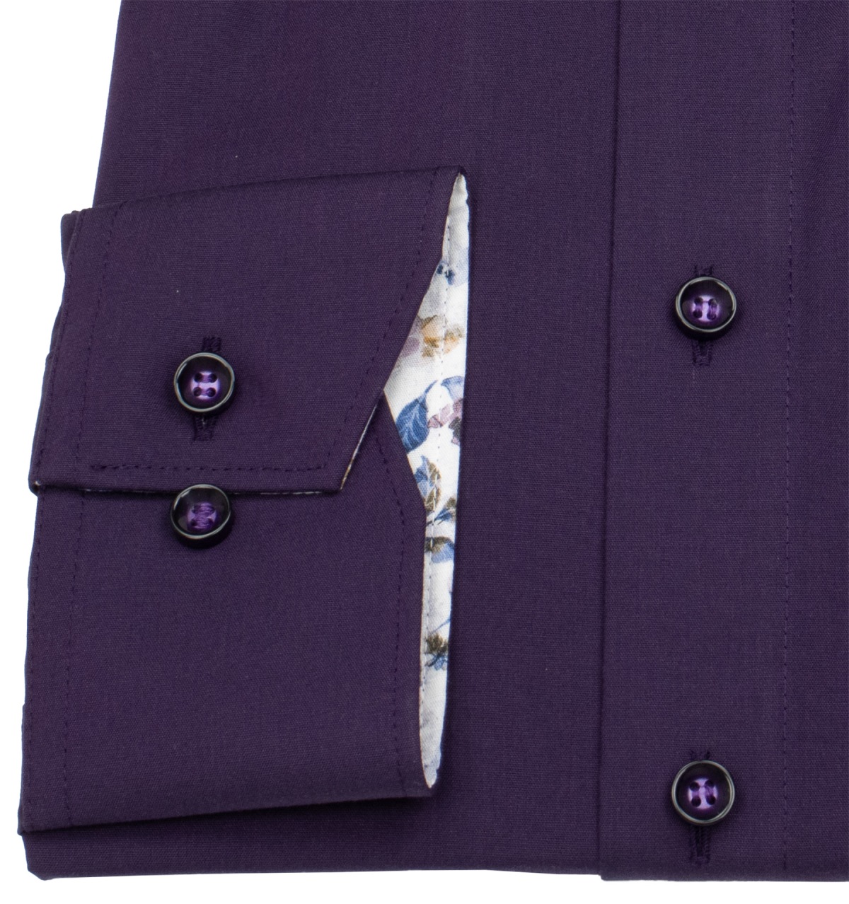 Marvelis Hemd - Modern Fit - Kentkragen - lila