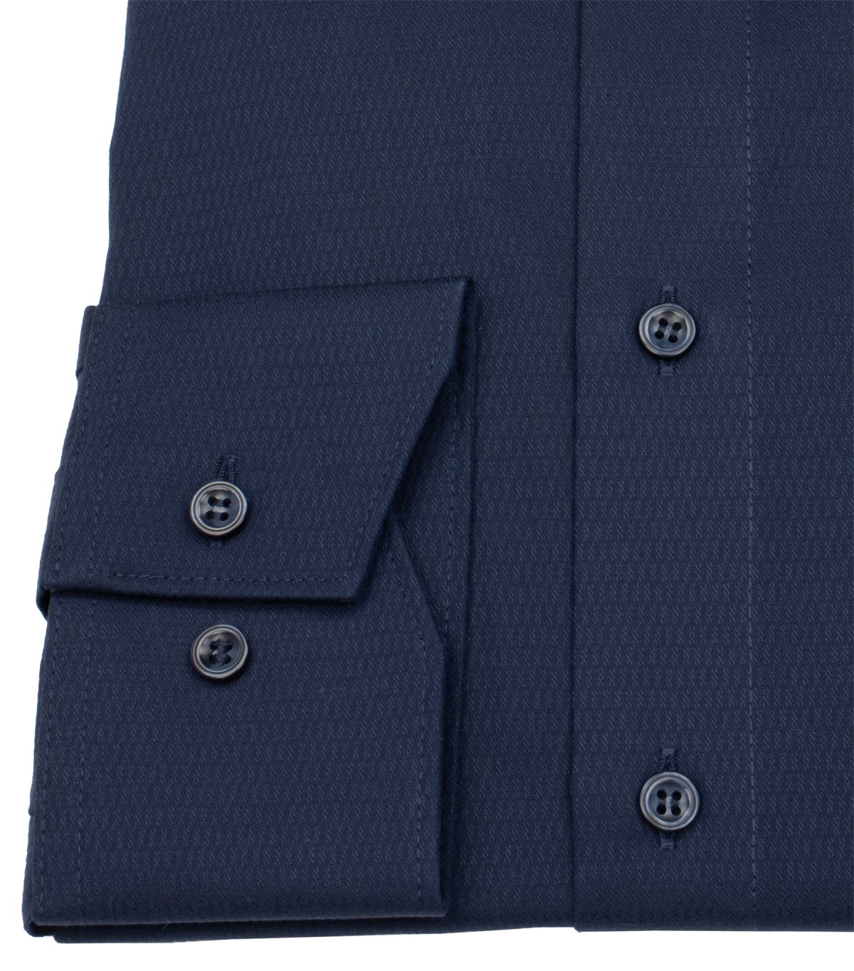 Marvelis Hemd - Modern Fit - Kentkragen - Struktur - dunkelblau