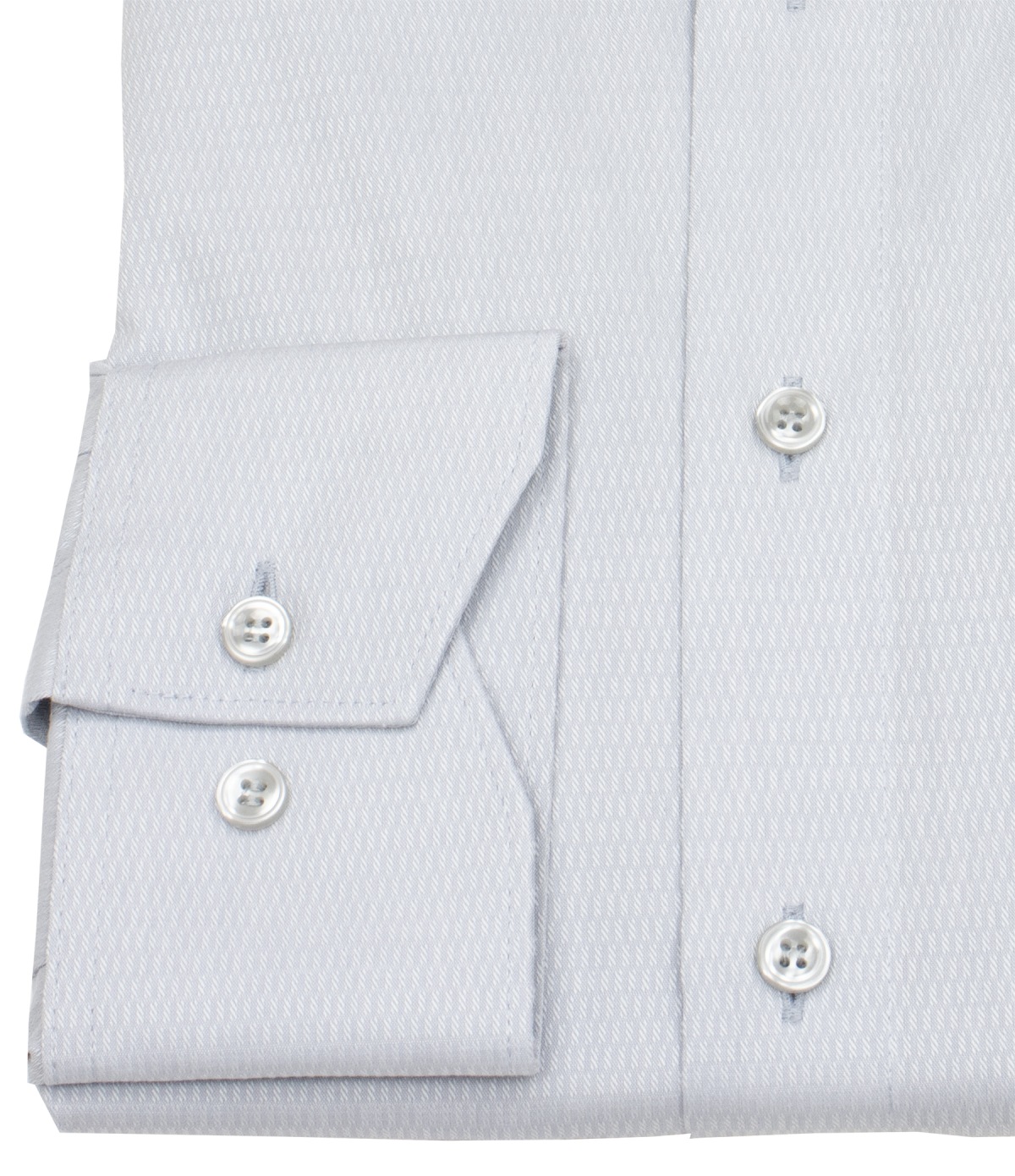 Marvelis Hemd - Modern Fit - Struktur - hellgrau - extra langer 69cm Arm