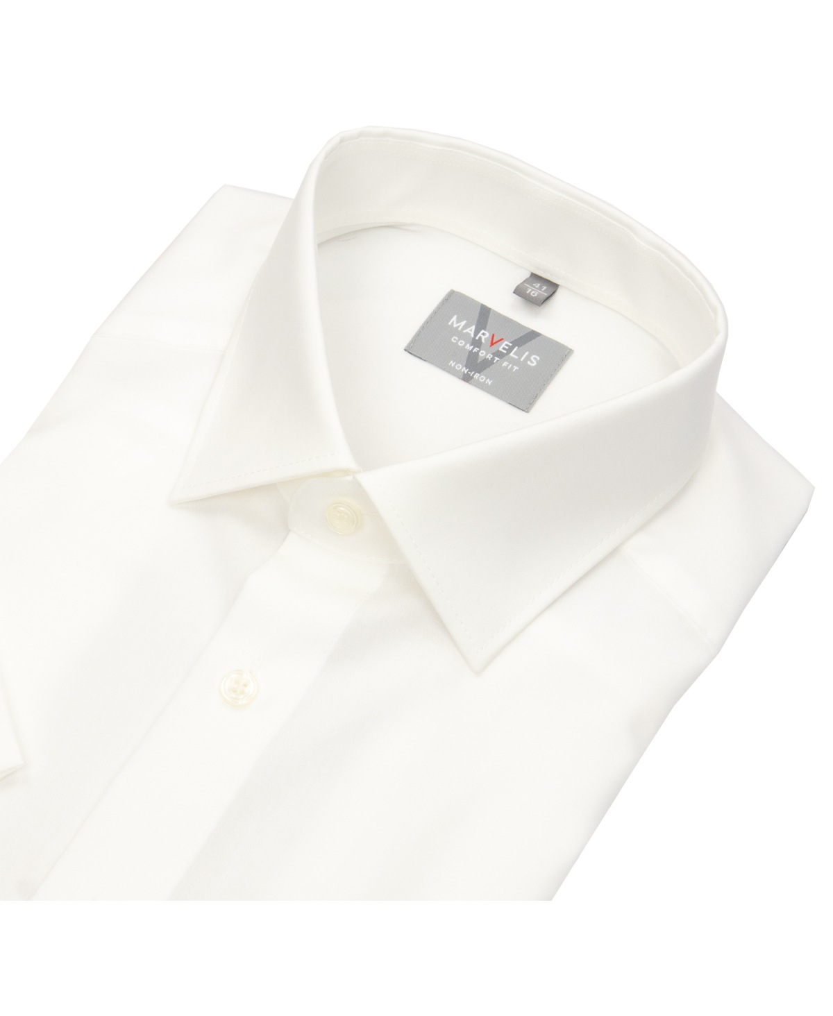 Marvelis Kurzarmhemd - Comfort Fit - Kentkragen - hellbeige - ohne OVP