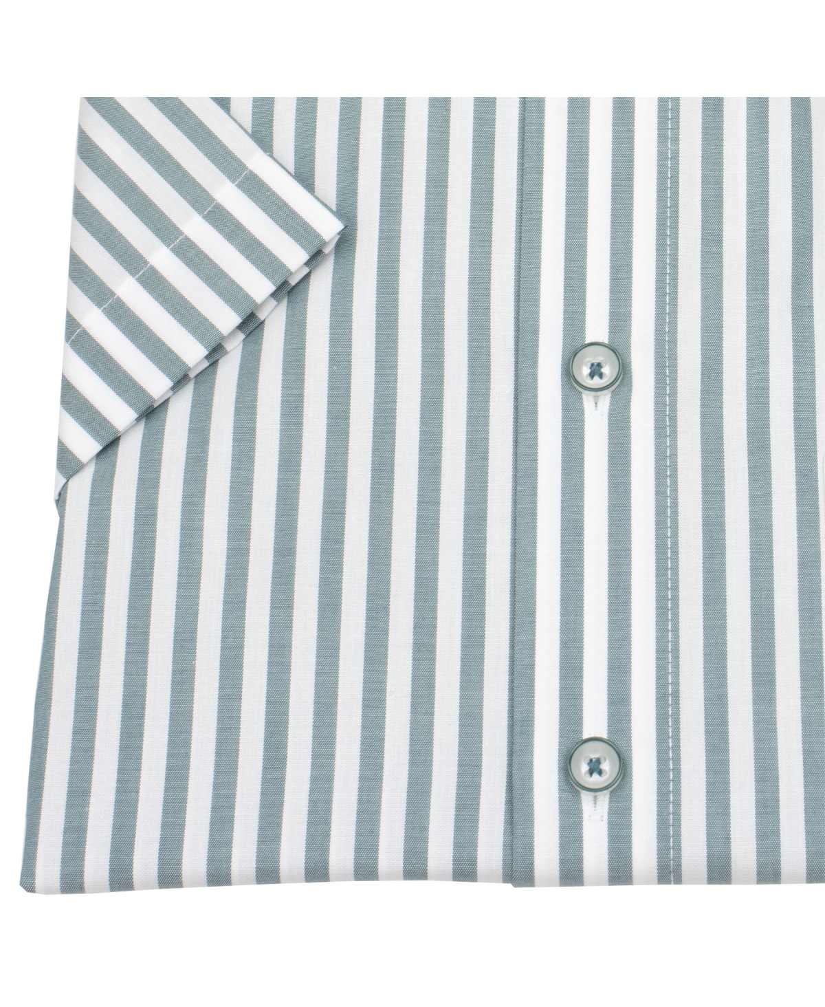 Marvelis Short-sleeved shirt - Modern Fit - Stripes - green / white