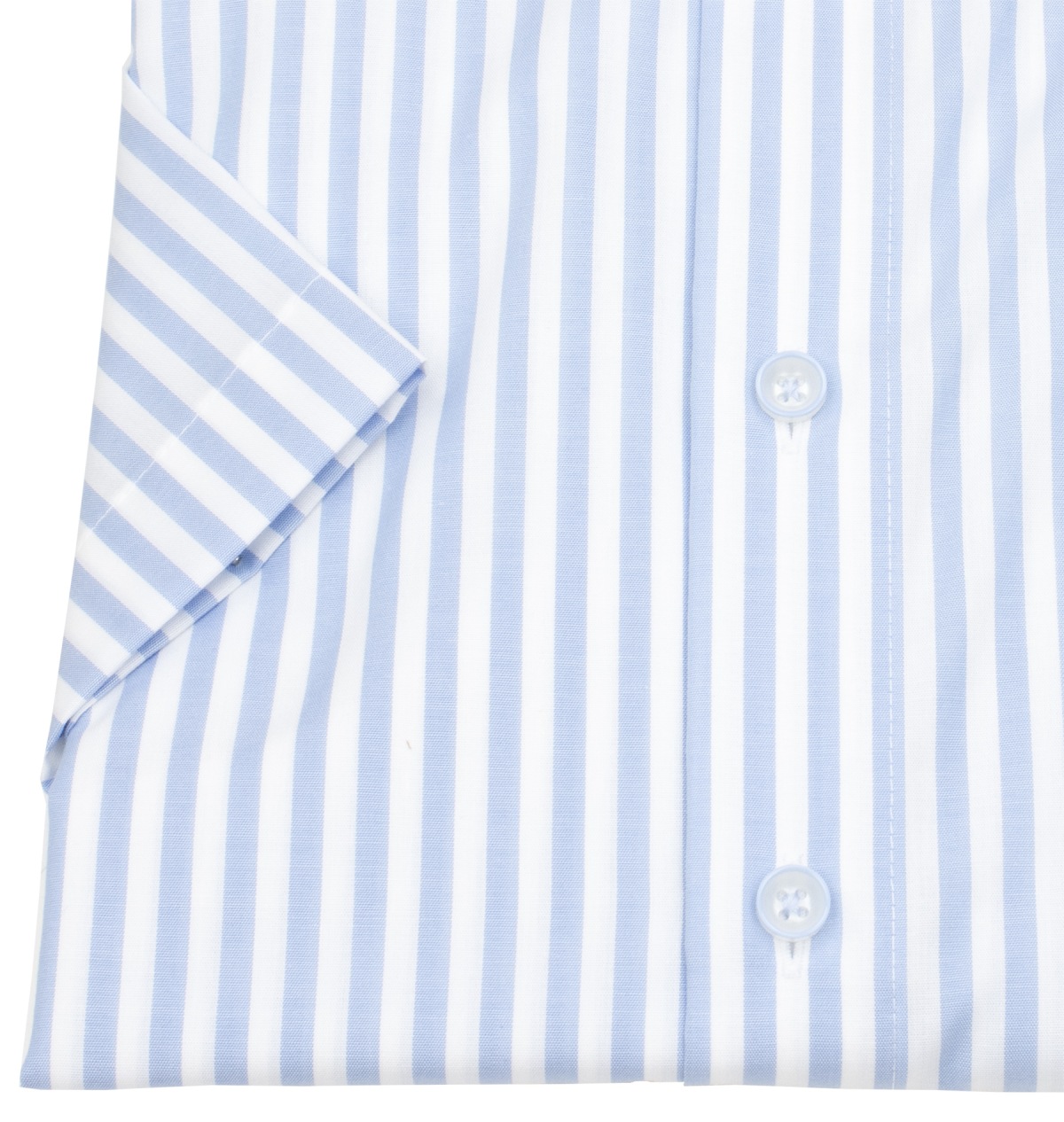 Marvelis Kurzarmhemd - Modern Fit - Streifen - hellblau / weiß