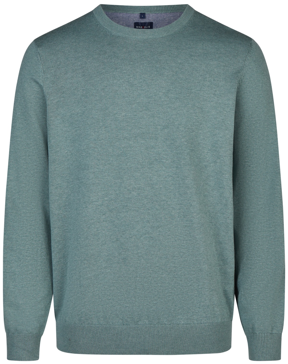 Marvelis Pullover - Rundhals-Ausschnitt - grün
