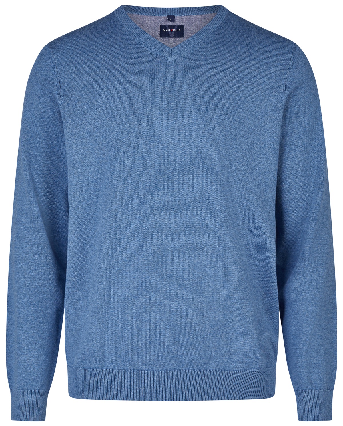 Marvelis Pullover - V-Ausschnitt - blau