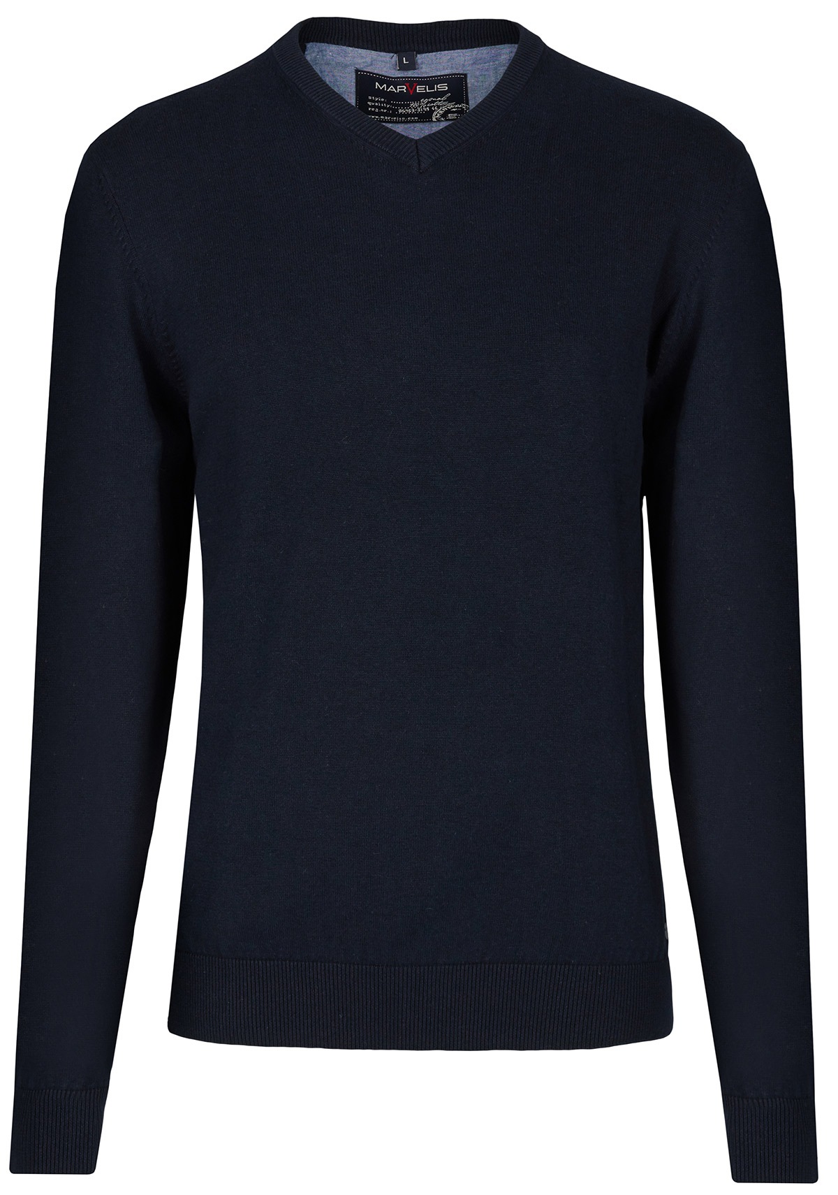 Marvelis Pullover - V-Ausschnitt - dunkelblau
