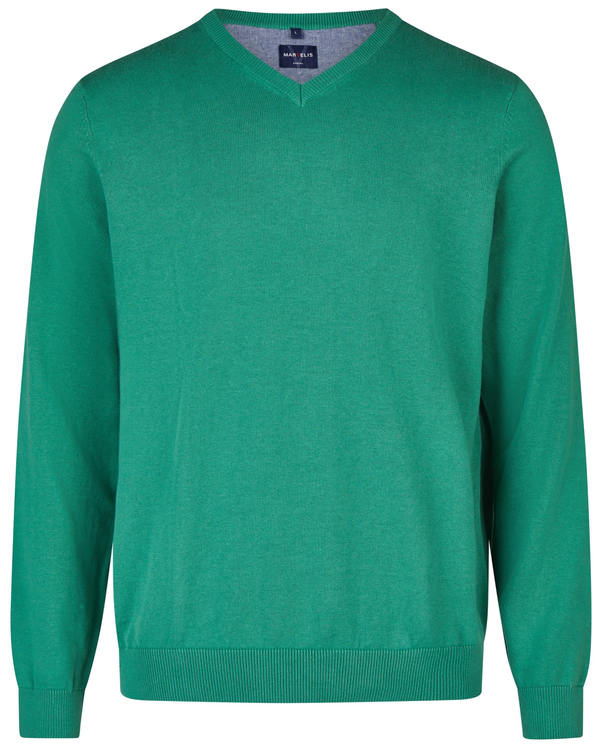 Marvelis Pullover - V-Ausschnitt - grün