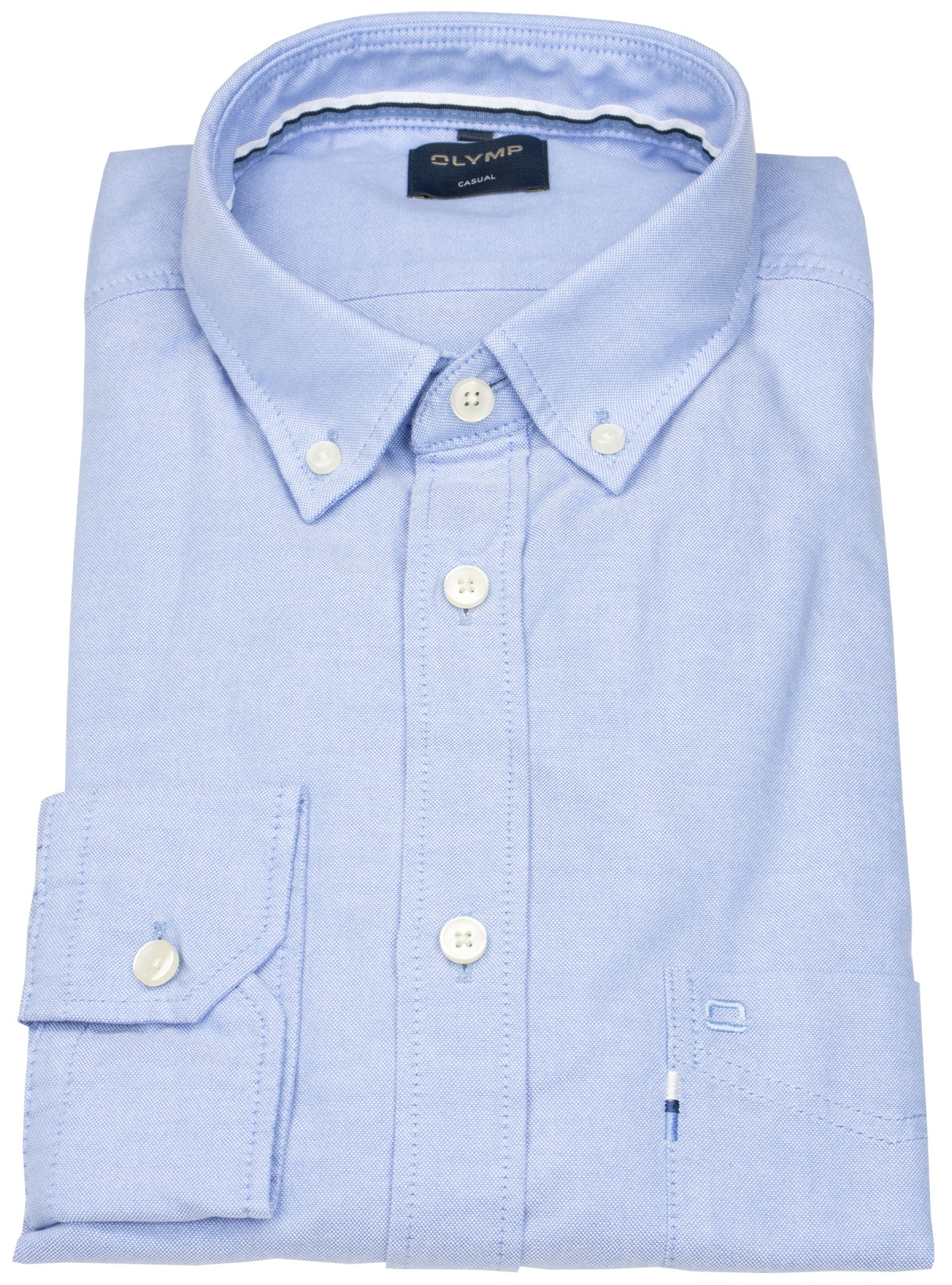OLYMP Hemd - Casual - Regular Fit - Button Down Kragen - hellblau - ohne OVP